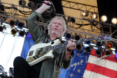 Yes at Reed Hartman and Glendale Milford Road Blue Ash, OH on July 4, 2010 &mdash; concert photo by Wayne Dennon