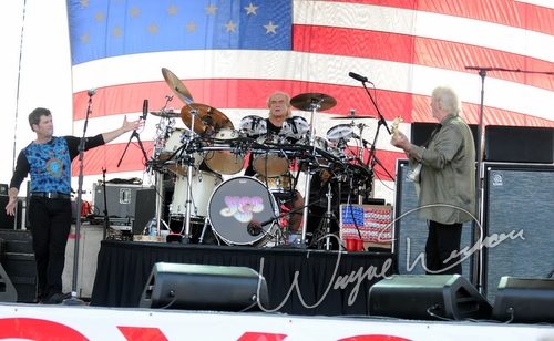 Yes at Reed Hartman and Glendale Milford Road Blue Ash, OH on July 4, 2010 &mdash; concert photo by Wayne Dennon