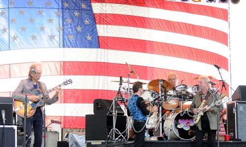 Yes at Reed Hartman and Glendale Milford Road Blue Ash, OH on July 4, 2010 &mdash; concert photo by Wayne Dennon