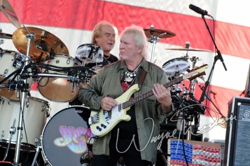 Yes at Reed Hartman and Glendale Milford Road Blue Ash, OH on July 4, 2010 &mdash; concert photo by Wayne Dennon