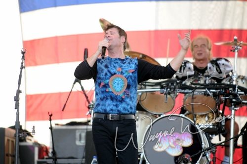 Yes at Reed Hartman and Glendale Milford Road Blue Ash, OH on July 4, 2010 &mdash; concert photo by Wayne Dennon