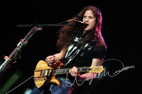 Tesla at Catch the Fever festival grounds Pryor, OK on May 30, 2010 &mdash; concert photo by Wayne Dennon
