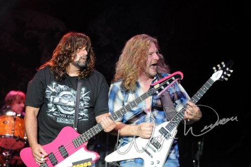Tesla at Catch the Fever festival grounds Pryor, OK on May 30, 2010 &mdash; concert photo by Wayne Dennon