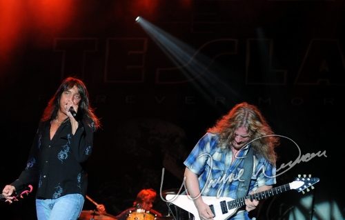 Tesla at Catch the Fever festival grounds Pryor, OK on May 30, 2010 &mdash; concert photo by Wayne Dennon