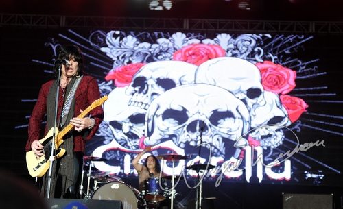 Cinderella at Catch the Fever festival grounds Pryor, OK on May 29, 2010 &mdash; concert photo by Wayne Dennon