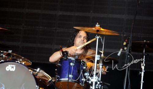 Cinderella at Catch the Fever festival grounds Pryor, OK on May 29, 2010 &mdash; concert photo by Wayne Dennon