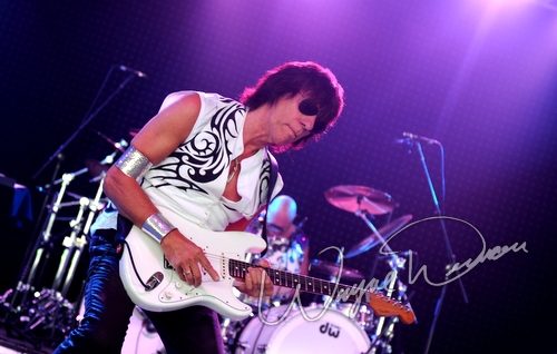 Jeff Beck at Bonnaroo Manchester, TN on June 12, 2010 &mdash; concert photo by Wayne Dennon