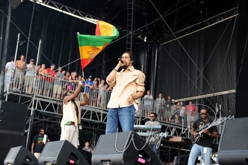 Damian Marley & Nas at Bonnaroo Manchester, TN on June 11, 2010 &mdash; concert photo by Wayne Dennon