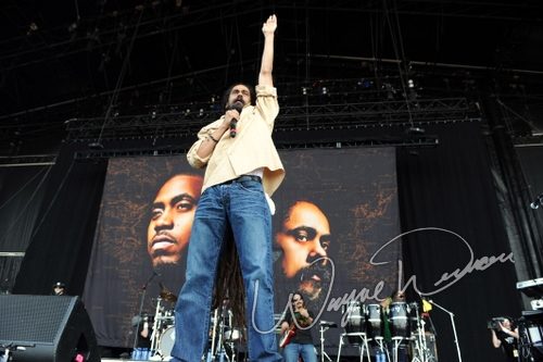 Damian Marley & Nas at Bonnaroo Manchester, TN on June 11, 2010 &mdash; concert photo by Wayne Dennon