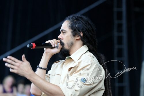 Damian Marley & Nas at Bonnaroo Manchester, TN on June 11, 2010 &mdash; concert photo by Wayne Dennon