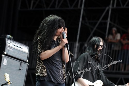 The Dead Weather at Bonnaroo Manchester, TN on June 12, 2010 &mdash; concert photo by Wayne Dennon