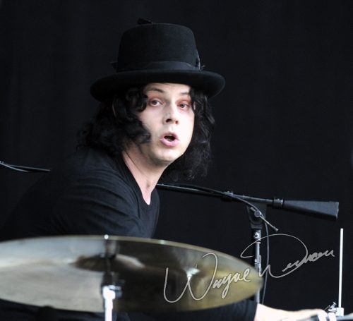 The Dead Weather at Bonnaroo Manchester, TN on June 12, 2010 &mdash; concert photo by Wayne Dennon