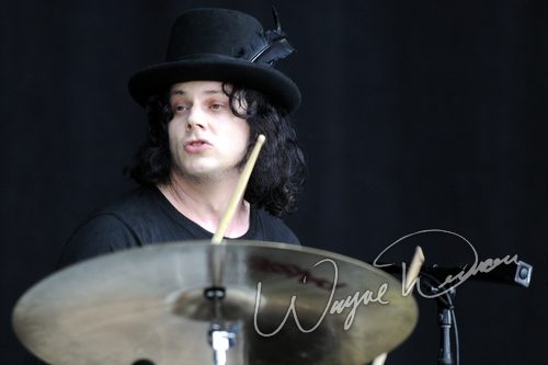 The Dead Weather at Bonnaroo Manchester, TN on June 12, 2010 &mdash; concert photo by Wayne Dennon