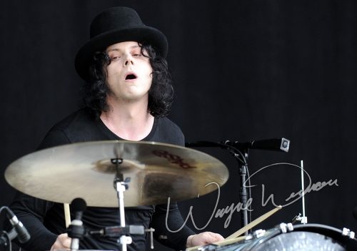 The Dead Weather at Bonnaroo Manchester, TN on June 12, 2010 &mdash; concert photo by Wayne Dennon