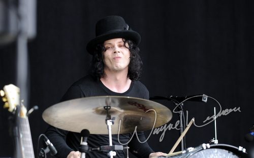 The Dead Weather at Bonnaroo Manchester, TN on June 12, 2010 &mdash; concert photo by Wayne Dennon