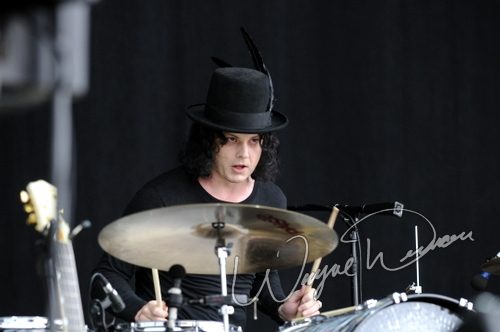 The Dead Weather at Bonnaroo Manchester, TN on June 12, 2010 &mdash; concert photo by Wayne Dennon