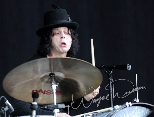 The Dead Weather at Bonnaroo Manchester, TN on June 12, 2010 &mdash; concert photo by Wayne Dennon