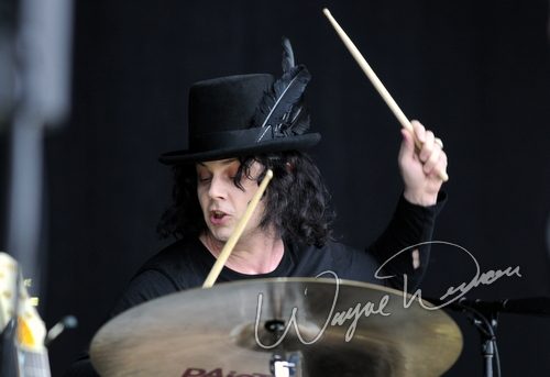 The Dead Weather at Bonnaroo Manchester, TN on June 12, 2010 &mdash; concert photo by Wayne Dennon