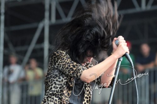The Dead Weather at Bonnaroo Manchester, TN on June 12, 2010 &mdash; concert photo by Wayne Dennon