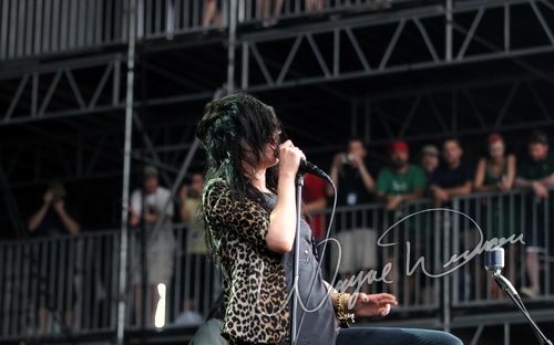 The Dead Weather at Bonnaroo Manchester, TN on June 12, 2010 &mdash; concert photo by Wayne Dennon