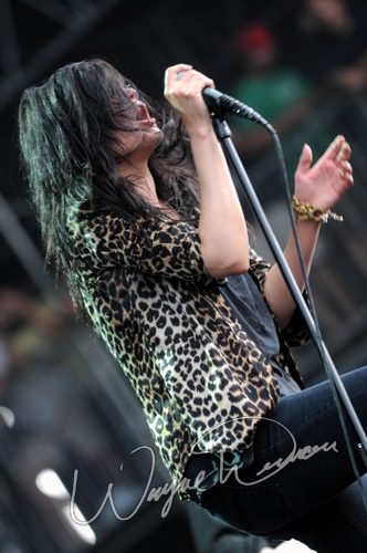 The Dead Weather at Bonnaroo Manchester, TN on June 12, 2010 &mdash; concert photo by Wayne Dennon