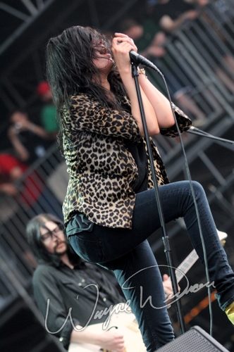 The Dead Weather at Bonnaroo Manchester, TN on June 12, 2010 &mdash; concert photo by Wayne Dennon