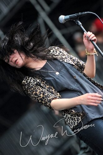 The Dead Weather at Bonnaroo Manchester, TN on June 12, 2010 &mdash; concert photo by Wayne Dennon