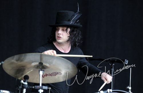 The Dead Weather at Bonnaroo Manchester, TN on June 12, 2010 &mdash; concert photo by Wayne Dennon