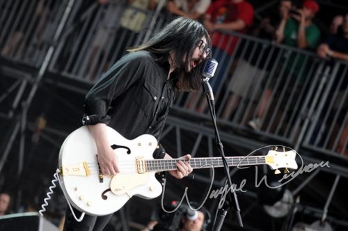 The Dead Weather at Bonnaroo Manchester, TN on June 12, 2010 &mdash; concert photo by Wayne Dennon