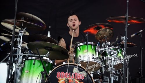 Adelitas Way at Columbus Crew Stadium Columbus, OH on May 22, 2010 &mdash; concert photo by Wayne Dennon