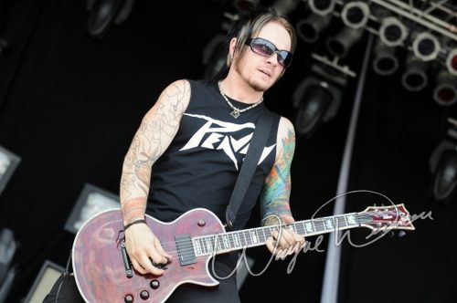 Adelitas Way at Catch the Fever festival grounds Pryor, OK on May 28, 2010 &mdash; concert photo by Wayne Dennon