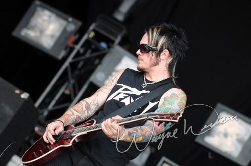 Adelitas Way at Catch the Fever festival grounds Pryor, OK on May 28, 2010 &mdash; concert photo by Wayne Dennon