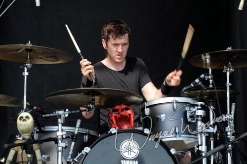 Hail the Villain at Catch the Fever festival grounds Pryor, OK on May 30, 2010 &mdash; concert photo by Wayne Dennon