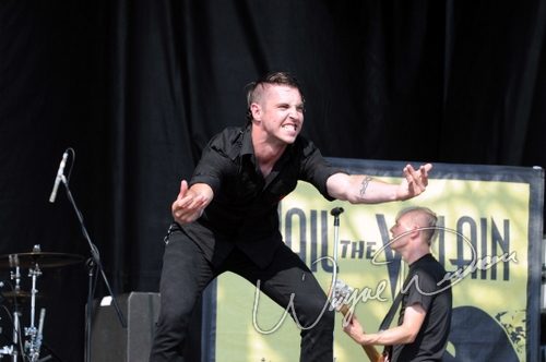Hail the Villain at Catch the Fever festival grounds Pryor, OK on May 30, 2010 &mdash; concert photo by Wayne Dennon
