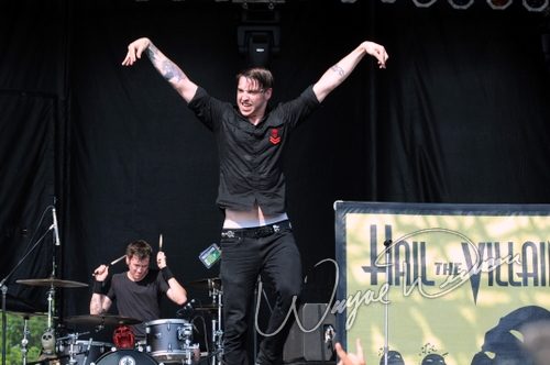 Hail the Villain at Catch the Fever festival grounds Pryor, OK on May 30, 2010 &mdash; concert photo by Wayne Dennon