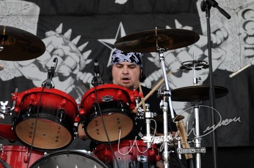 Chuk Cooley & the Demon Hammers at Catch the Fever festival grounds Pryor, OK on May 28, 2010 &mdash; concert photo by Wayne Dennon