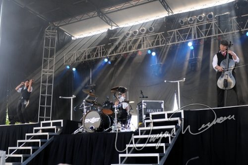 Skillet at Columbus Crew Stadium Columbus, OH on May 22, 2010 &mdash; concert photo by Wayne Dennon