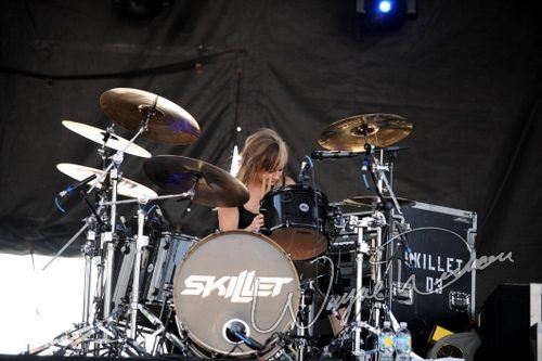Skillet at Columbus Crew Stadium Columbus, OH on May 22, 2010 &mdash; concert photo by Wayne Dennon