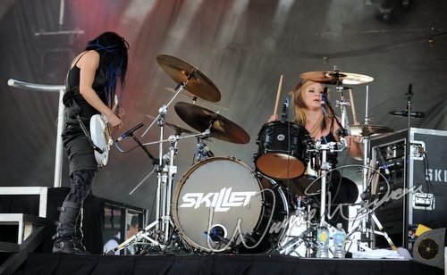 Skillet at Columbus Crew Stadium Columbus, OH on May 22, 2010 &mdash; concert photo by Wayne Dennon