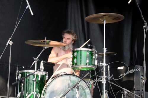 Year Long Disaster at Catch the Fever festival grounds Pryor, OK on May 30, 2010 &mdash; concert photo by Wayne Dennon
