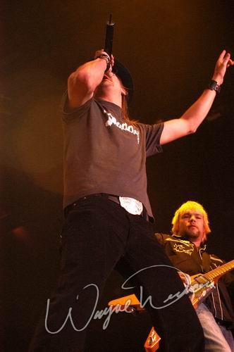 Kid Rock at Freedom Hall Louisville, KY on February 27, 2004 &mdash; concert photo by Wayne Dennon