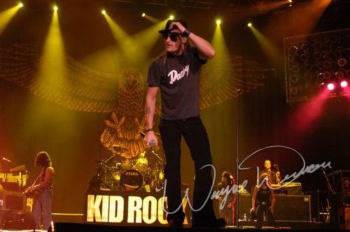 Kid Rock at Freedom Hall Louisville, KY on February 27, 2004 &mdash; concert photo by Wayne Dennon