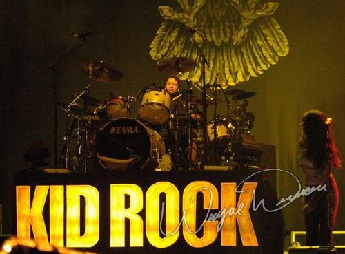 Kid Rock at Freedom Hall Louisville, KY on February 27, 2004 &mdash; concert photo by Wayne Dennon