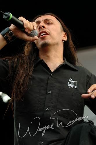 Lacuna Coil at Ozzfest Columbus, OH on July 20, 2004 &mdash; concert photo by Wayne Dennon
