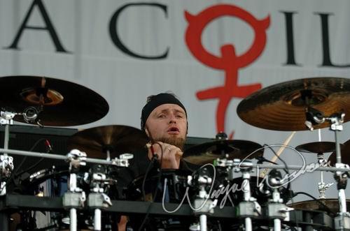 Lacuna Coil at Ozzfest Columbus, OH on July 20, 2004 &mdash; concert photo by Wayne Dennon