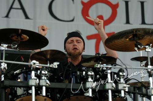 Lacuna Coil at Ozzfest Columbus, OH on July 20, 2004 &mdash; concert photo by Wayne Dennon