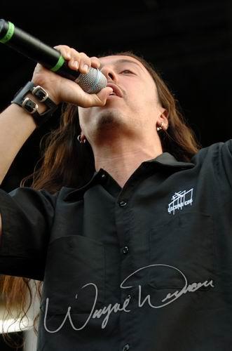 Lacuna Coil at Ozzfest Columbus, OH on July 20, 2004 &mdash; concert photo by Wayne Dennon