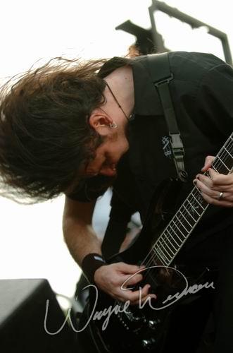 Lacuna Coil at Ozzfest Columbus, OH on July 20, 2004 &mdash; concert photo by Wayne Dennon