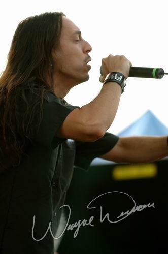 Lacuna Coil at Ozzfest Columbus, OH on July 20, 2004 &mdash; concert photo by Wayne Dennon