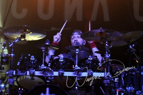 Lacuna Coil at Catch the Fever festival grounds Pryor, OK on May 30, 2010 &mdash; concert photo by Wayne Dennon